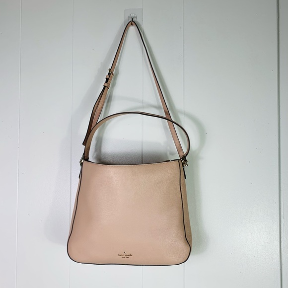 NWT Kate Spade Jackson Leather Shoulder Bag Pink - Picture 3 of 15